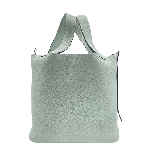 사전 소유 헤르메스 피코 틴 잠금 PM Grineve Torillon Clemence Silver Fittings B 조각.