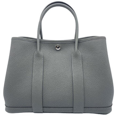 Pre-Owned Hermes Garden Party TPM Grimeyer Negonda Silver Fittings W Engraved