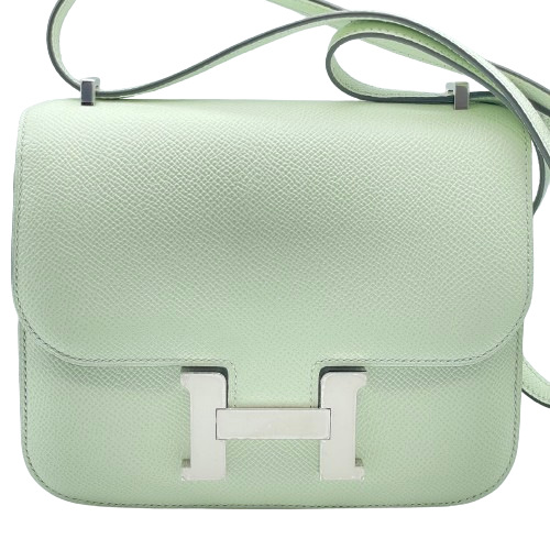 Pre-Owned Hermes Constance Mini 18 with Mirror Veil Fizz Epson Silver Fittings U Engraved