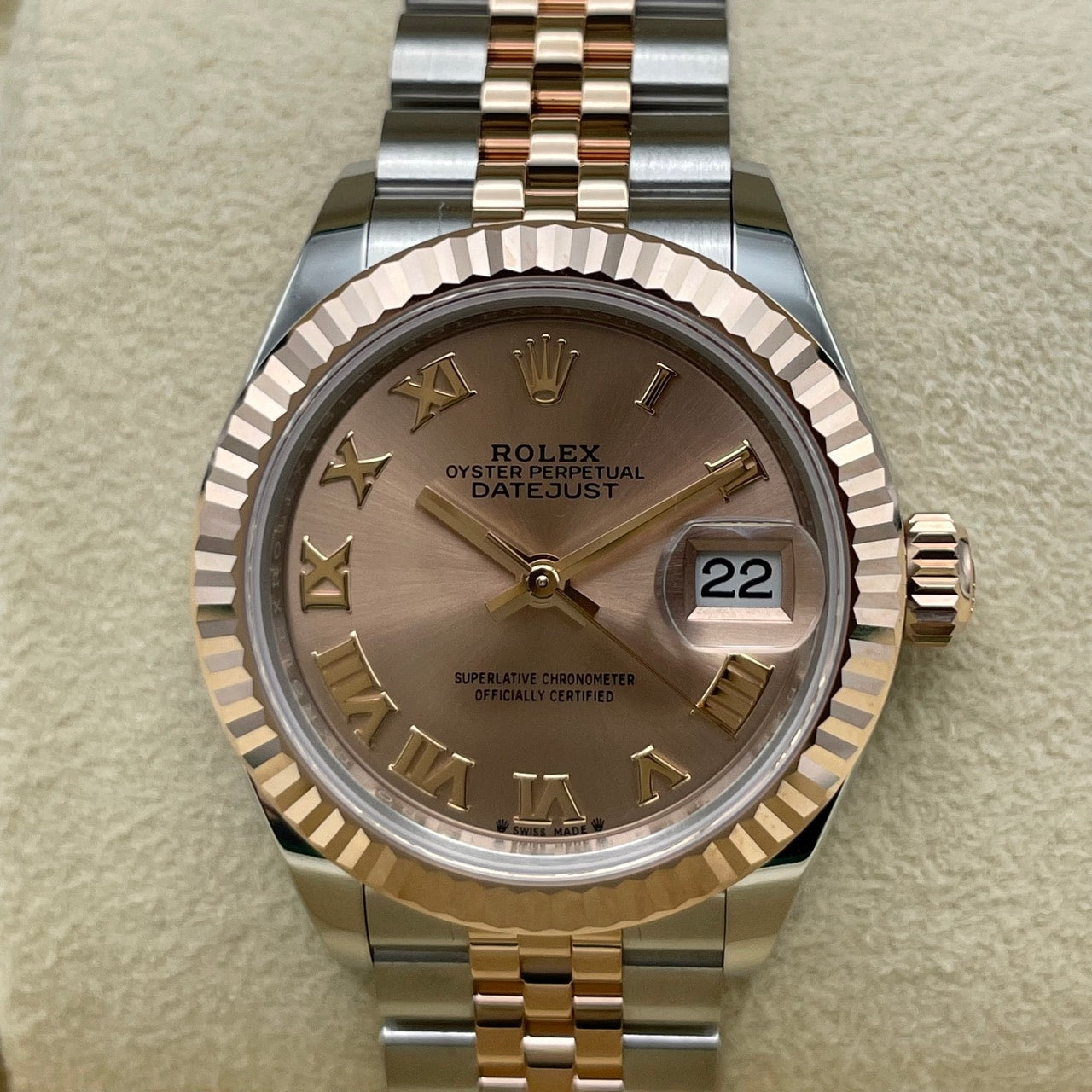 プレオウンド ロレックス デイトジャスト 279171 ロゼ ステンレススチール/エバーローズゴールド ジュビリーブレス 28mm