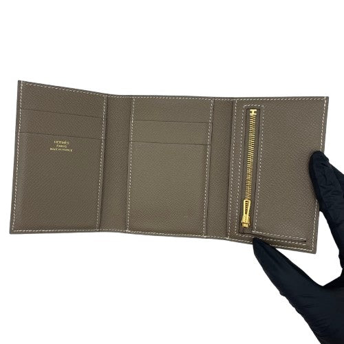 プレオウンド エルメス ベアンコンビネ W11 エトゥープ エプソン ゴールド金具 Z刻印