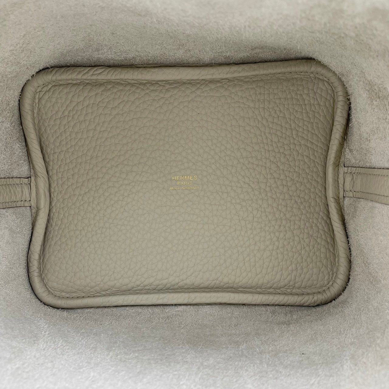Hermes Picotin Lock PM Beton Torillon Clemence Gold Hardware W 새겨 져
