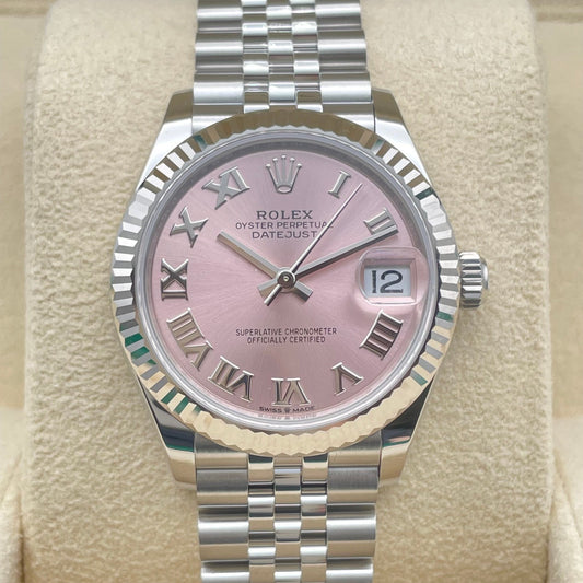 Pre-Owned Rolex Datejust 278274 Pink White Gold Jubilee Bracelet 31mm