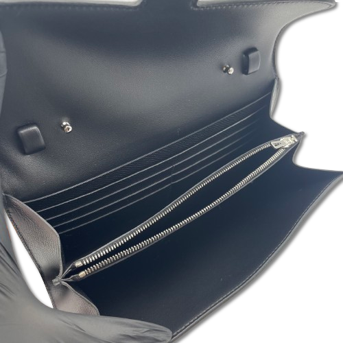 Hermes Constance Tugo Noir Epson Silver Metal Fittings W 새로