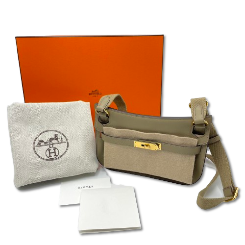 Hermes Gypsiere Mini Beige Marfa Swift Gold Hardware W Engraved