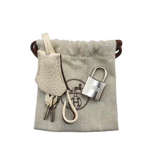 Pre-Owned Hermes Kelly 28 Nata Torillon Clemence Silver Fittings U Engraved