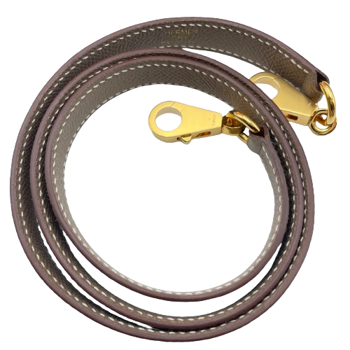 プレオウンド 【現金特価】エルメス ケリー25 エトゥープ エプソン ゴールド金具 W刻印