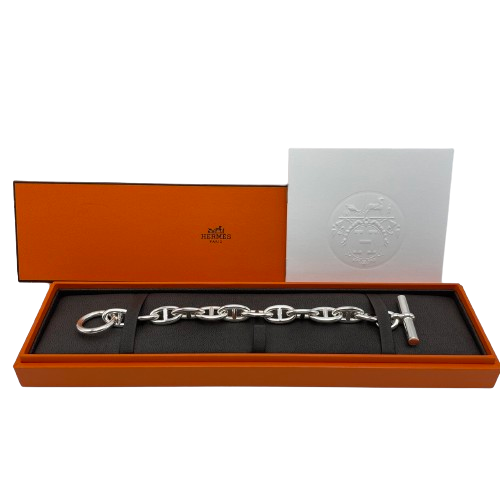 Hermes Chaine d'Ancre 手链 GM 925 银 12 节