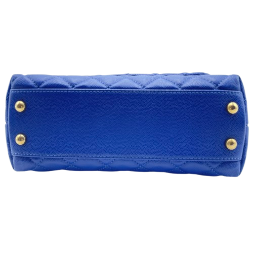Chanel Coco Handle Caviar Skin Blue