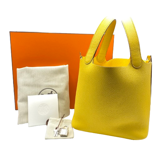 Hermes Picotin Lock MM Saint Torillon Clemence Silver 피팅