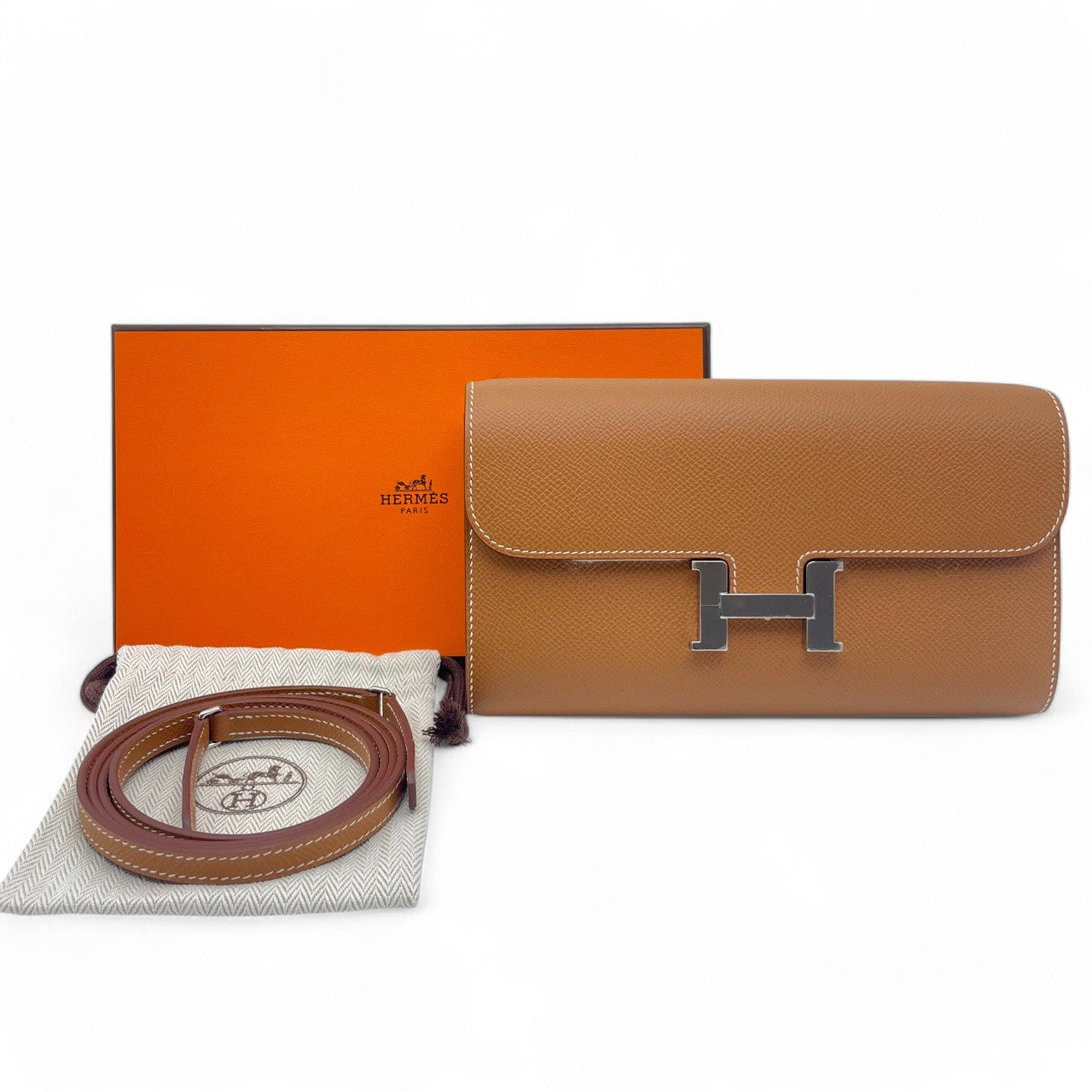 Hermes Constance Tugo Gold Epson Silver Metal Fittings w 새로워