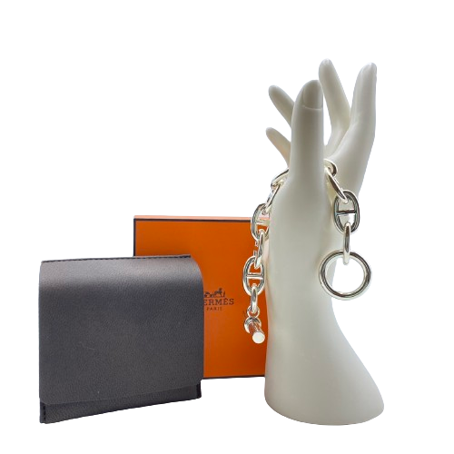 Hermes Chaine Dunkle 팔찌 TGM Silver 925/1000