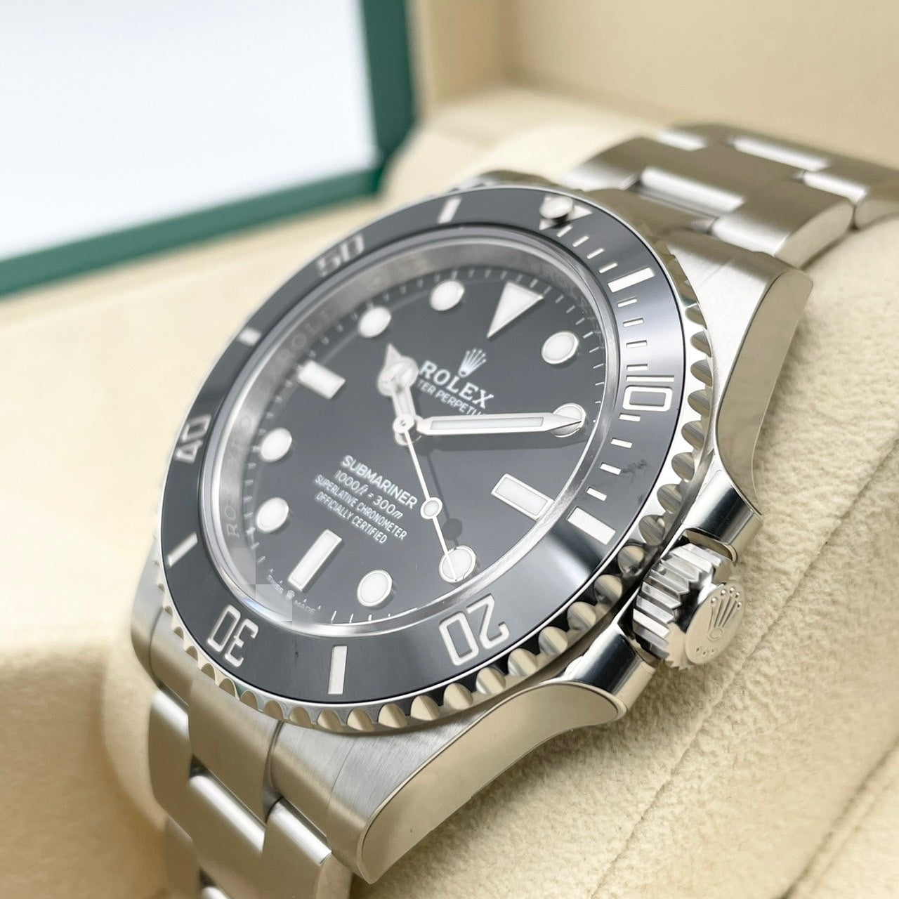 プレオウンド ロレックス サブマリーナ ノンデイト 124060 ブラック 41mm ステンレス オイスターブレス