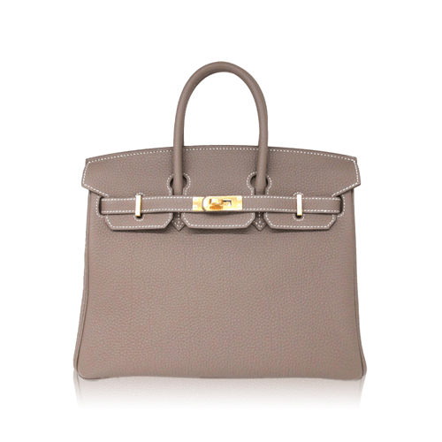 Pre-Owned Hermes Birkin 25 Etobutogo Gold Fittings