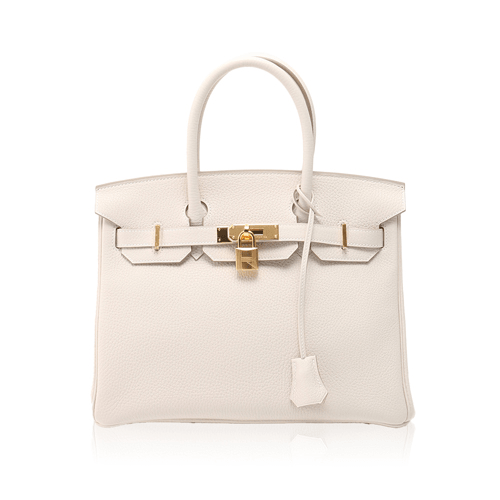 Pre-Owned Hermes Birkin 30 Cretogo Gold Fittings