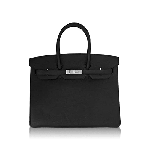 Pre-Owned Hermes Birkin 35 Black Togo Silver Hardware