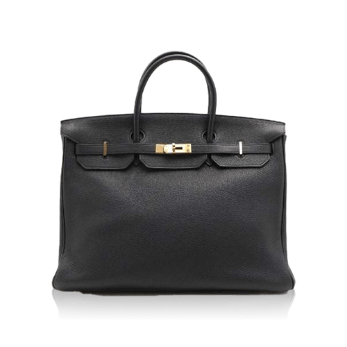 Pre-Owned Hermes Birkin 40 Black Togo Gold Fittings