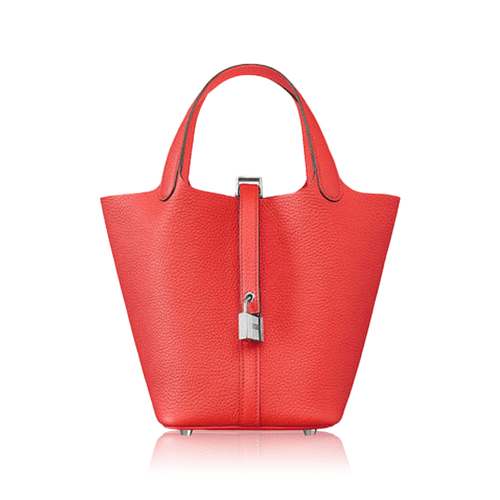 Pre-Owned Hermes Picotin Rock PM Rose Texas