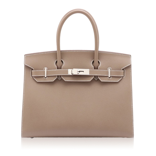 Pre-Owned Hermes Birkin 30 Etoupvaux Epson Silver Hardware