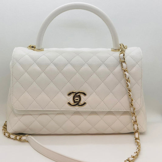 Pre-Owned Chanel Coco Handle Top Handle Flap Bag