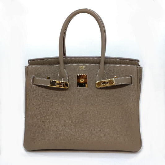 Pre-Owned Hermes Birkin 30 Etoup Togo Gold Fittings