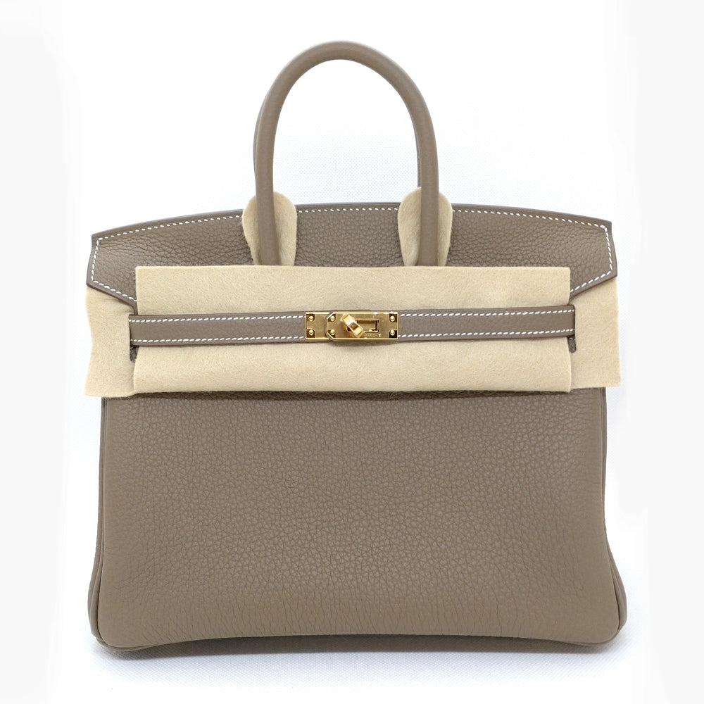 Hermes Birkin 25 Etoup Togo Gold 하드웨어