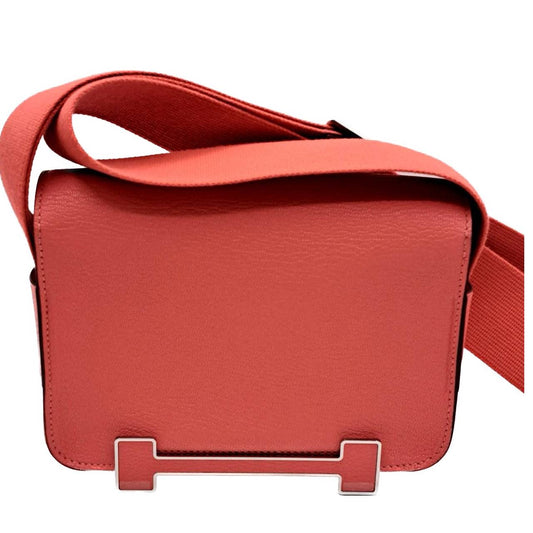 Pre-Owned Hermes Geta Chevre U engraved