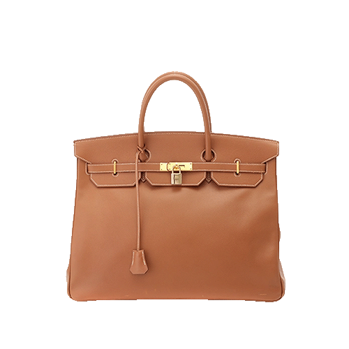 Pre-Owned Hermes Birkin 40 Gold Kushbell Gold Hardware Used Good Condition