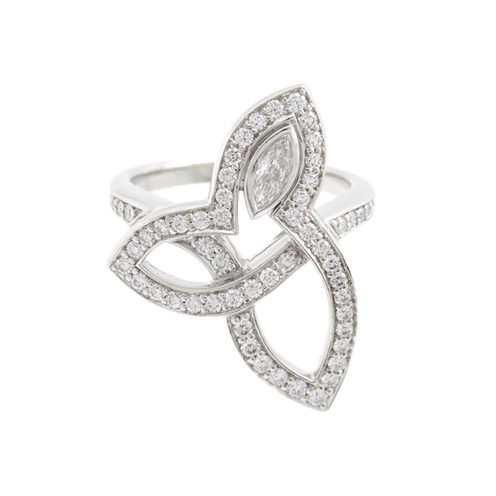 사전 소유의 Harry Winston Lily 클러스터 링