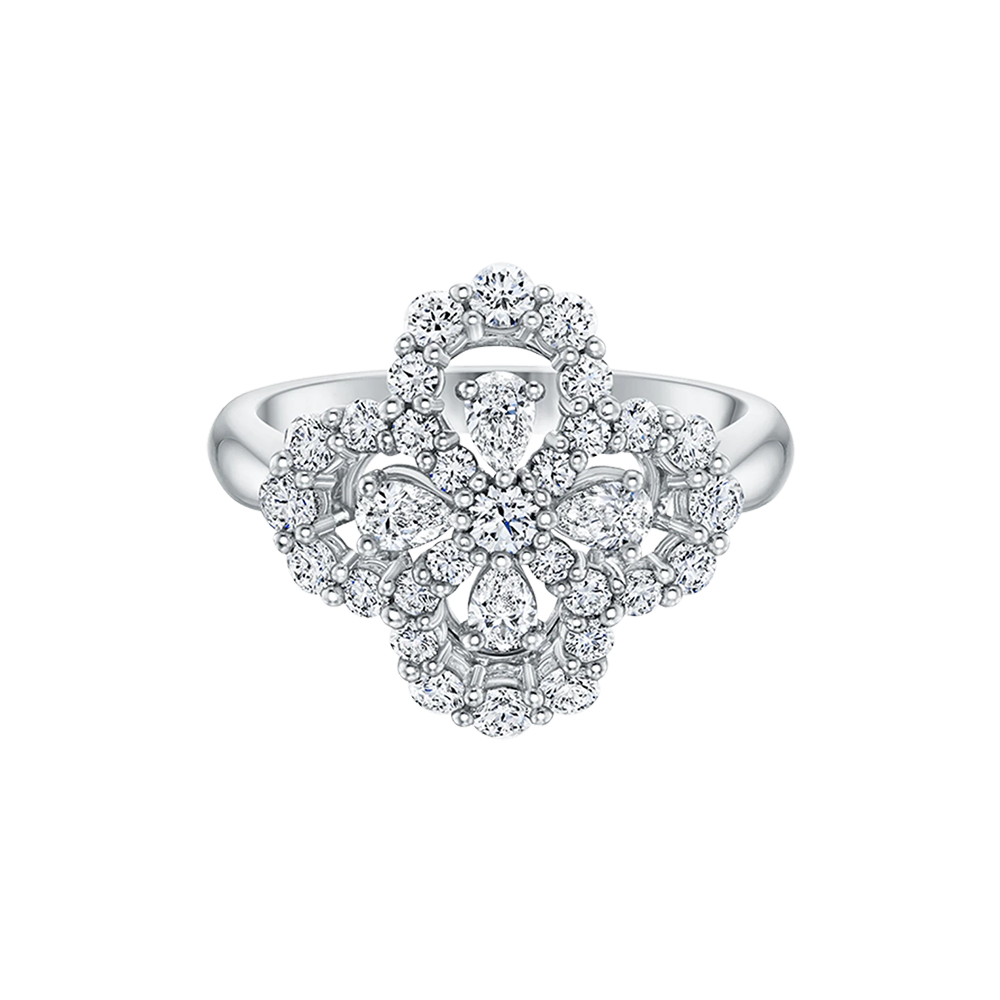 사전 소유의 Harry Winston 미니 루프 전체 모티프 링