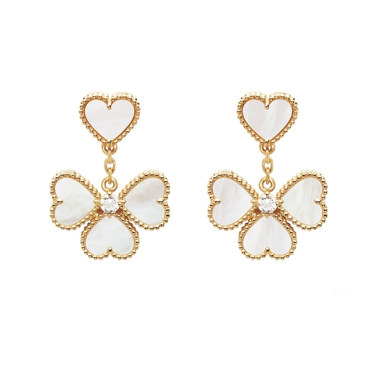Pre-Owned Van Cleef & Arpels Sweet Alhambra F-earage Earrings