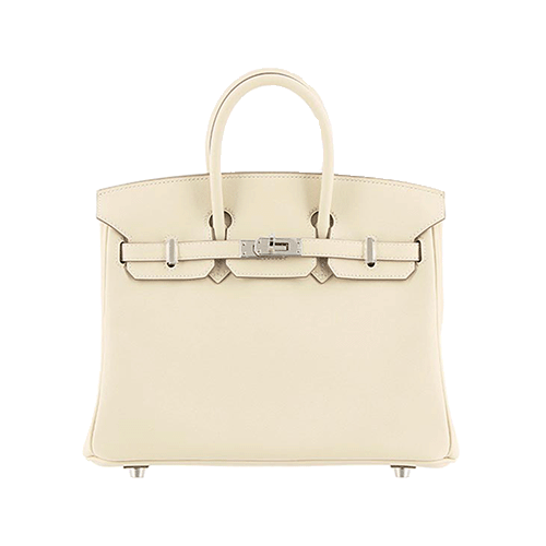 Pre-Owned Hermes Birkin 25 Cre Swift New