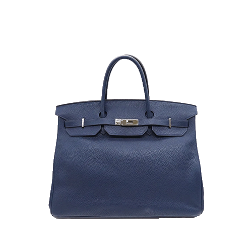 Pre-Owned Hermes Birkin 40 Blue Safil Togo Used Good Product