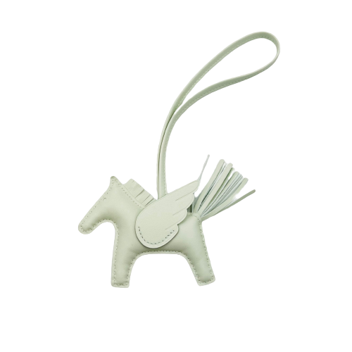 Pre-Owned Hermes Rodeo Pegasus Bag Charm PM B Engraved