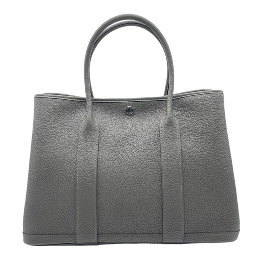 Pre-Owned Hermes Garden Party PM Negonda Eucalyptus B engraved