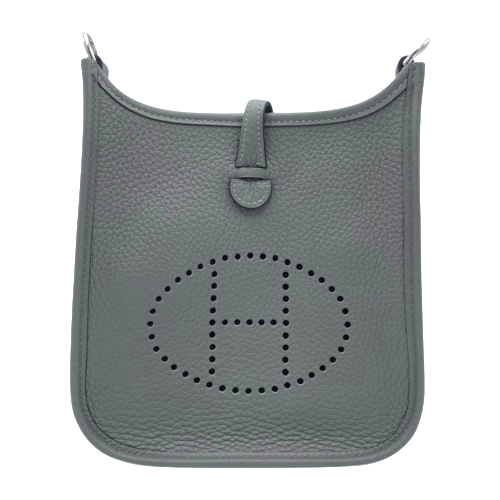 Pre-Owned Hermes Evelyn TPM Torillon Clemence Grimeyer Silver Fittings U Engraved