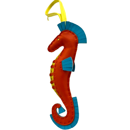 Pre-Owned Hermes Ipo Seahord Bag Charm B Engraved