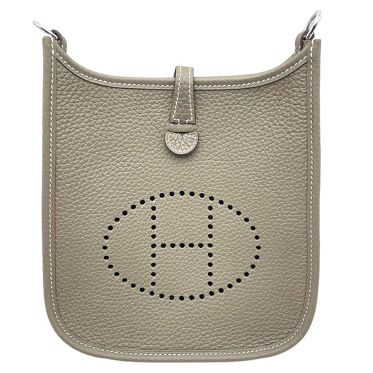 Pre-Owned Hermes Evelyn TPM Torillon Clemence Etoup Silver Metal Fittings W Engraved