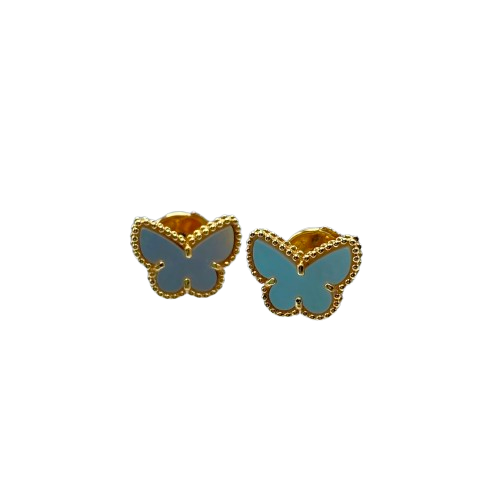 Pre-Owned Van Cleef & Arpels Sweet Alhambra Papillon Earrings VCARN5JM00 Mother of Pearl