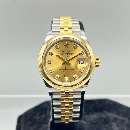 Pre-Owned Rolex Datejust 279163G Gold Jubilee Bracelet 28mm