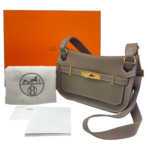 Hermes Gypsiere Mini Etoup Swift Gold Hardware u는 새겨 져 있습니다