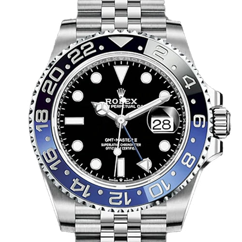 Pre-Owned Rolex GMT Master II 126710BLNR Jubilee Bracelet Black Batman
