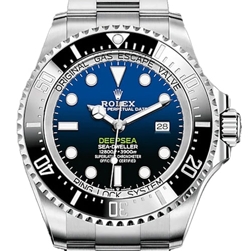 Pre-Owned Rolex Sea Dweller 126660 Oyster Bracelet Blue