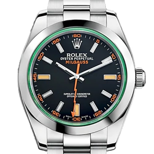 Pre-Owned Rolex Milgauss 116400GV Oyster Bracelet Black