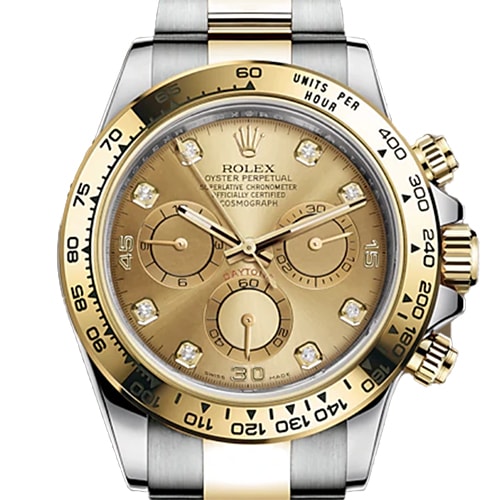 Pre-Owned Rolex Daytona 116503 Diamond Champagne Color