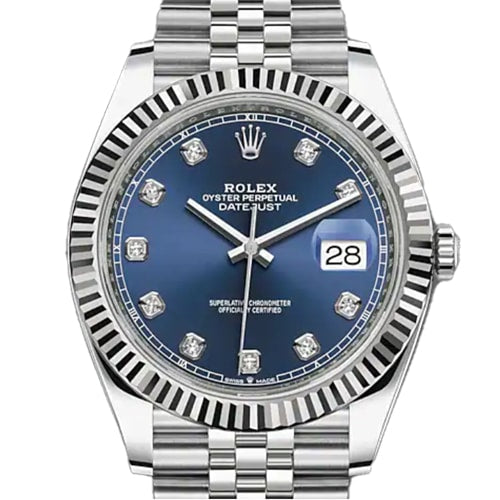 Pre-Owned Rolex Datejust 126334 Diamond Bright Blue