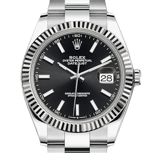 Pre-Owned Rolex Datejust 126334 Bright Black