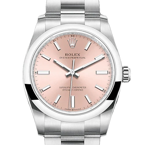 Pre-Owned Rolex Oyster Perpetual 124200 Oyster Bracelet Pink