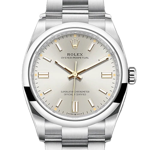 Pre-Owned Rolex Oyster Perpetual 126000 Oyster Bracelet Silver