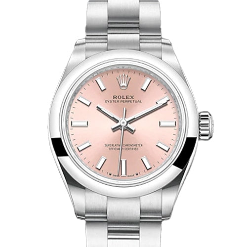 Pre-Owned Rolex Oyster Perpetual 276200 Oyster Bracelet Pink